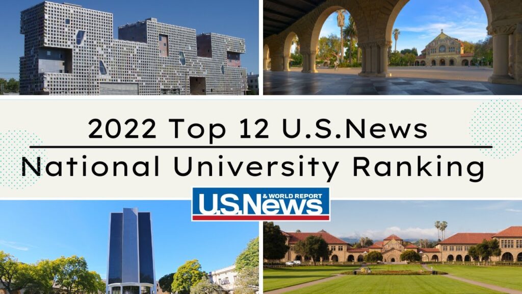 Us news national university rankings