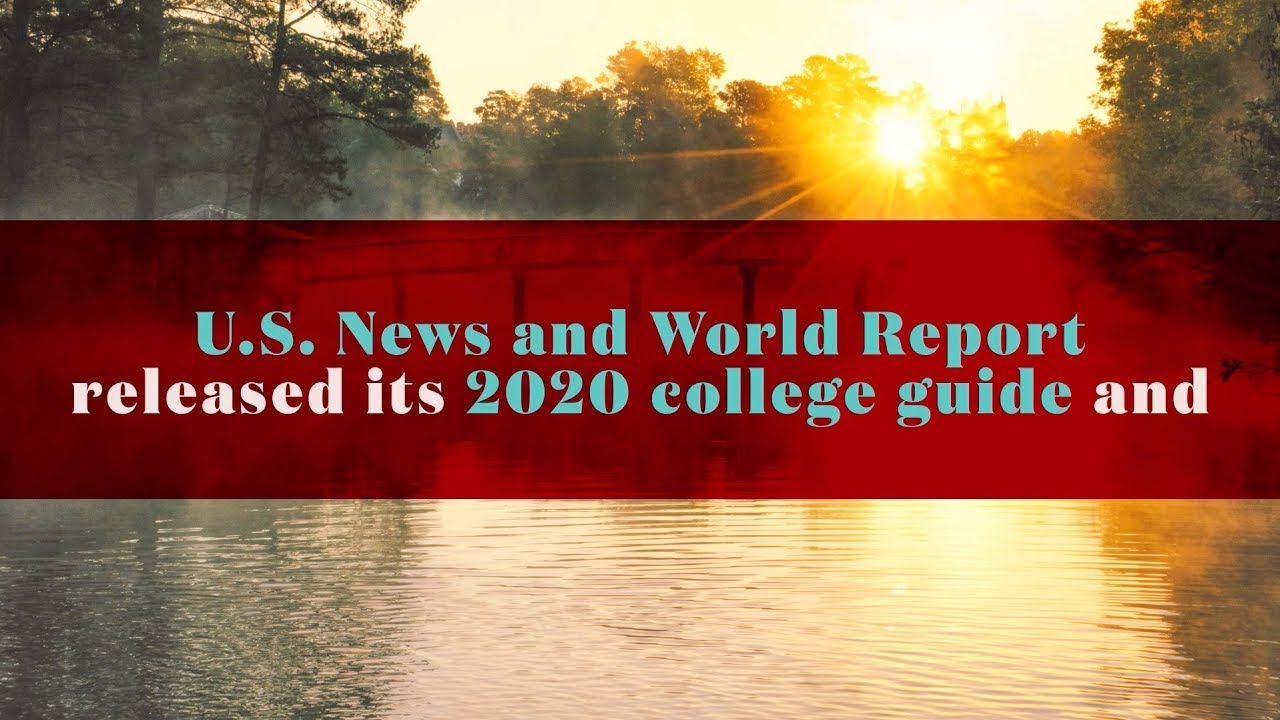 U.s. news & world report university rankings