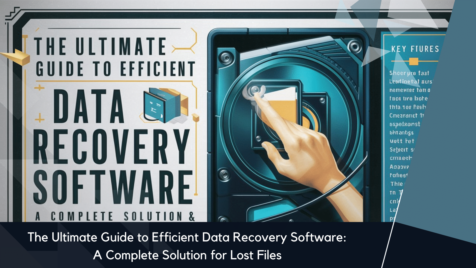 The Ultimate Guide to Efficient Data Recovery Software A Complete Solution for Lost Files